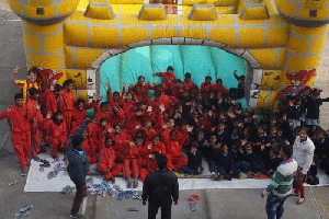 Power blackout during the group picture in the Hope project, Dehra Dun, India