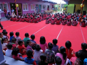 Opening ceremony in Mother Miracle school in Rishikesh, India